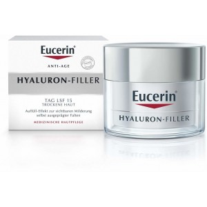 德国直邮 Eucerin 优色林 玻尿酸充盈展颜平衡日霜 祛皱保湿滋润修复防晒抗氧化 50ml