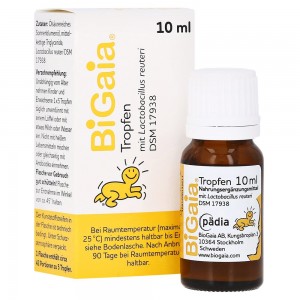 德国直邮 Bigaia 婴幼儿益生菌D3滴剂 调理肠胃乳酸菌提高免疫力 5/10ml