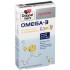 德国直邮 Doppelherz 双心 Omega-3深海鱼油儿童软Q胶囊 DHA补脑护眼 增强记忆 60粒