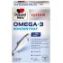 德国直邮 Doppelherz 双心 System系列 Omega-3浓缩鱼油胶囊 30粒/60粒/120粒