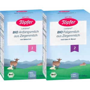 德国直邮 Töpfer 特福芬 有机婴儿配方羊奶粉 1段/2段 400g