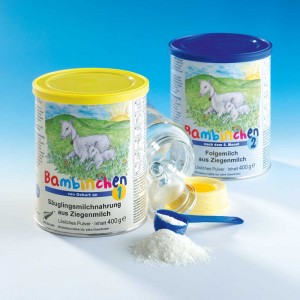 德国直邮 Bambinchen 蓝色星球 婴幼儿免敏羊奶粉 1段/2段 400g
